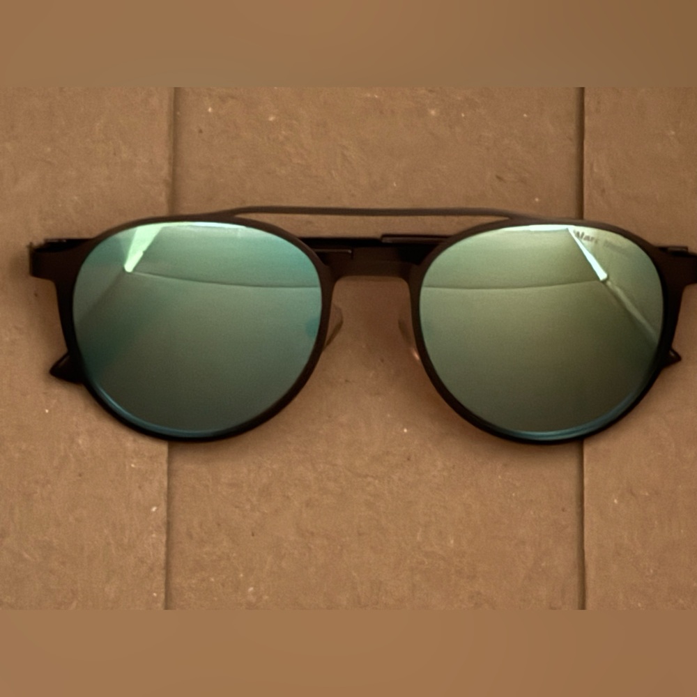 Marc Hunter 7915 Unisex Mirrored Aviator Sunglasses, Metal Frame, Double Bridge - Picture 3 of 7